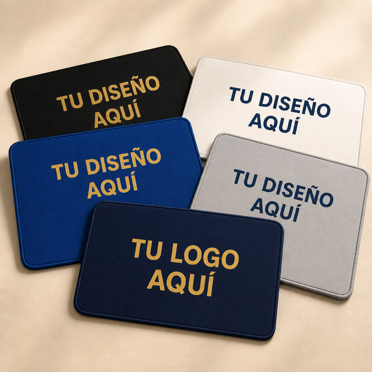 Mouse pads con espacios para tu logo o diseño