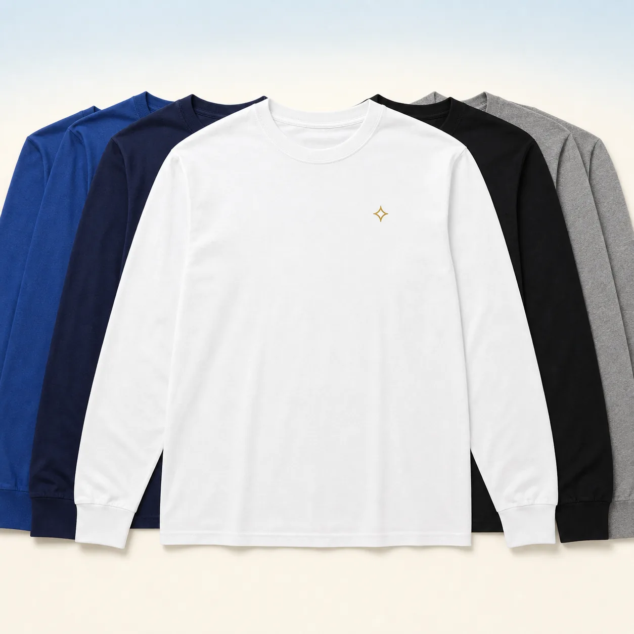 Custom Gildan long-sleeve cotton T-shirt by Ola Creaciones