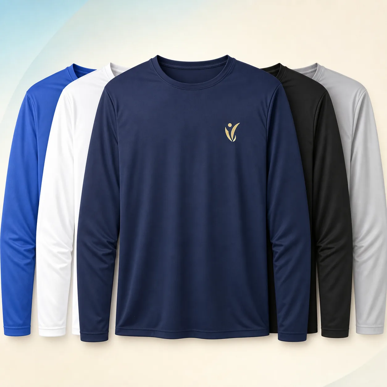 Custom long-sleeve performance shirt by Ola Creaciones
